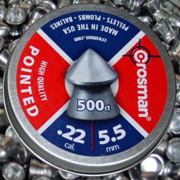 Crosman Match 500 pcs. Diabolo steel balls Pointed cal. 5.5 mm